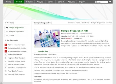 iGrayGreen綠色外貿(mào)產(chǎn)品英文企業(yè)模板